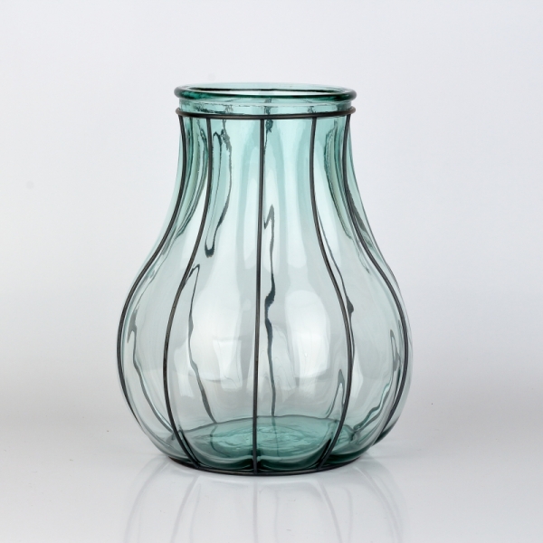 Sklenená váza číra 30cm