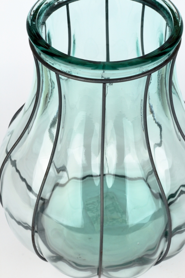 Sklenená váza číra 30cm