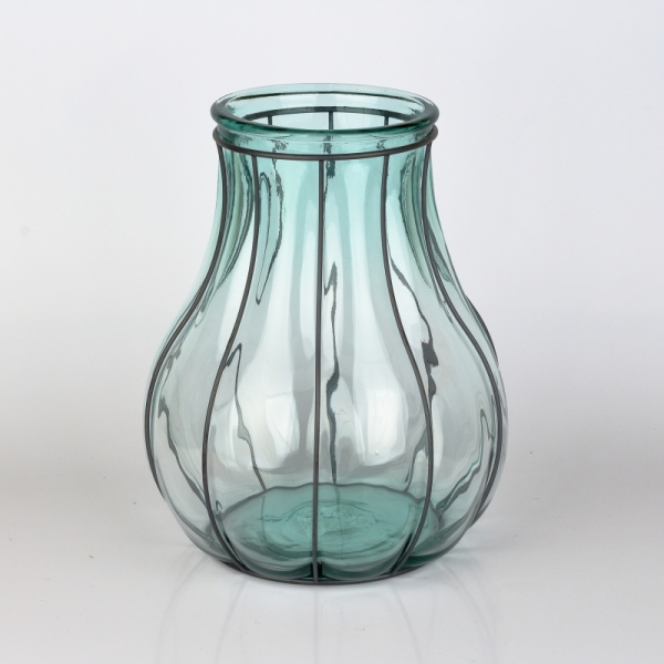Sklenená váza číra 30cm
