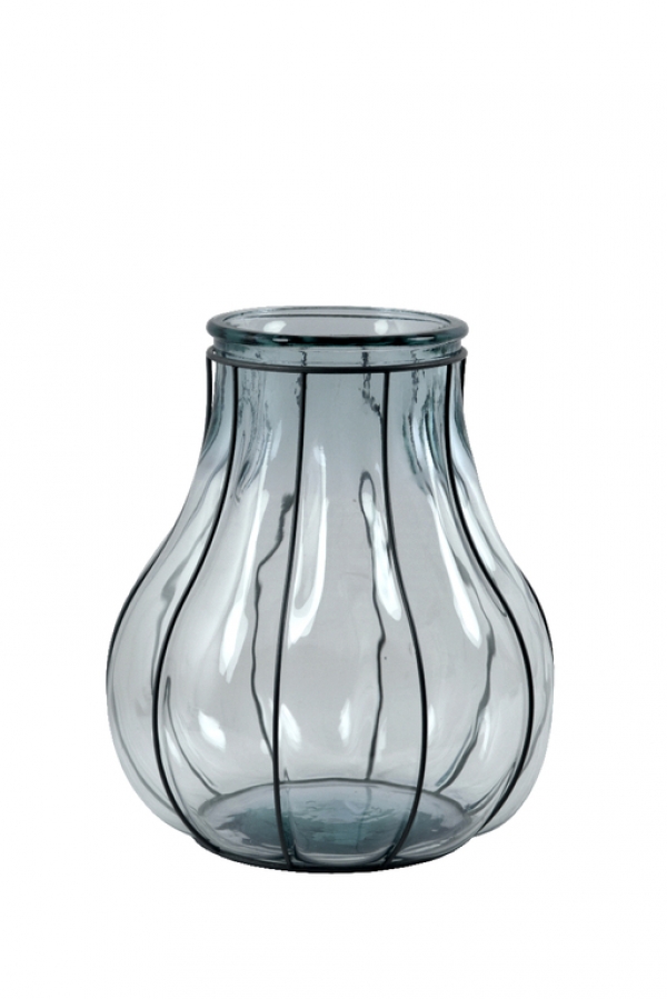 Sklenená váza číra 30cm