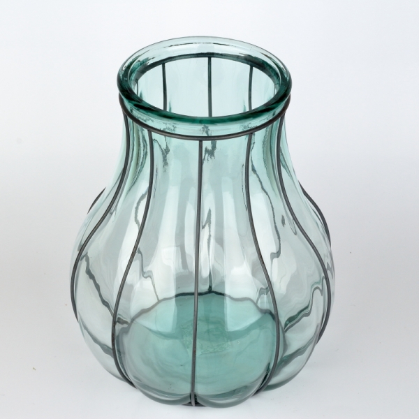 Sklenená váza číra 30cm