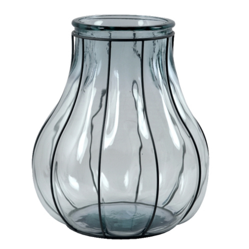 Sklenená váza číra 30cm