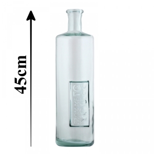 Sklenená váza From you to me 44cm