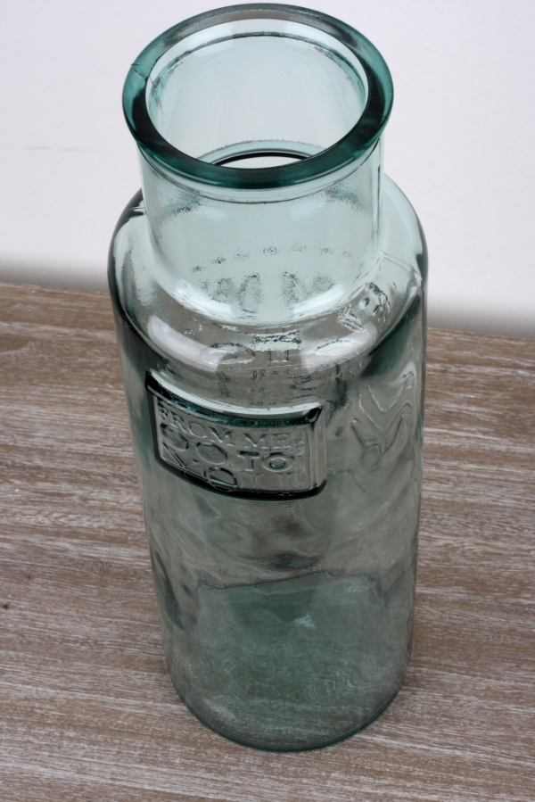 Sklenená váza From you to me 44cm