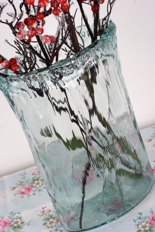 Sklenená váza PANDORA AUTHENTIC 33x22cm