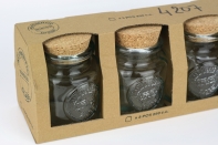 Sklenené koreničky Authentic 0,25l (sada 3ks)