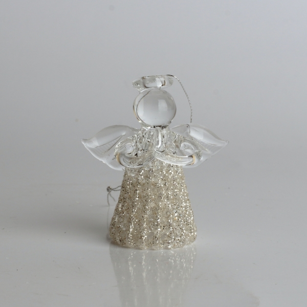 Sklenený anjel 3x4,5cm