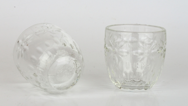 Sklenený hrnček na expresso Fleurs 6,5cm