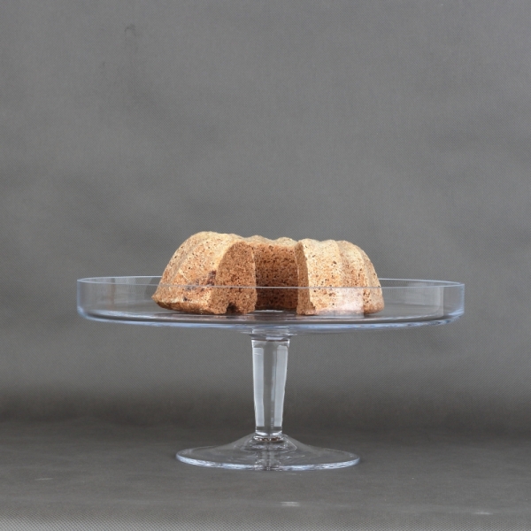 Sklenený podnos na tortu 32cm