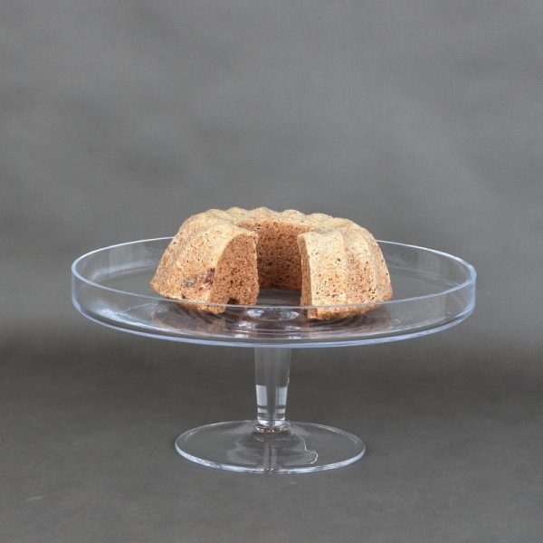 Sklenený podnos na tortu 32cm