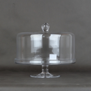 Sklenený podnos s poklopom 29cm