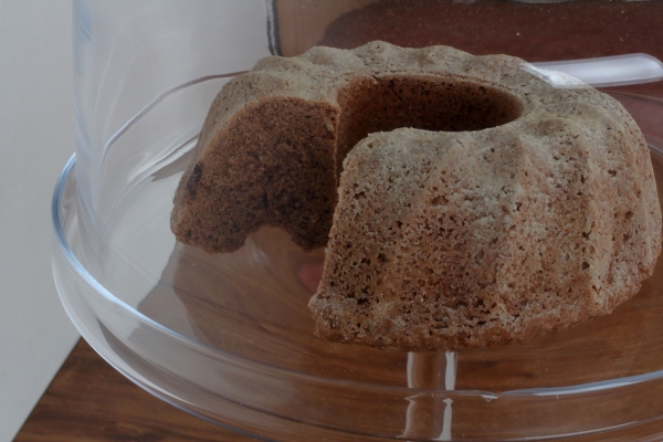 Sklenený podnos s poklopom na vysokej nôžke 28cm