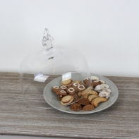 Sklenený poklop 27cm