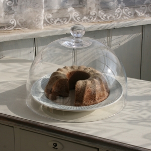 Sklenený poklop na tanier 30cm