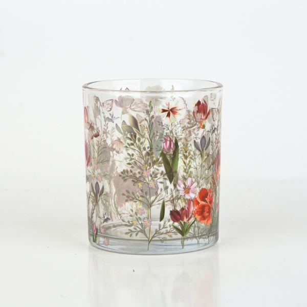 Sklenený svietnik 10cm