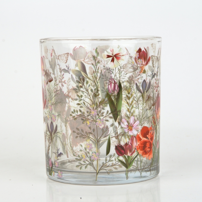 Sklenený svietnik 10cm