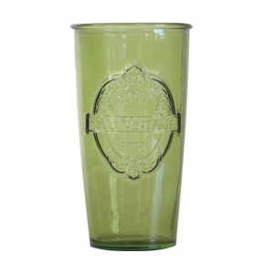 Poháre ECOVINTAGE San Miguel 0,4 l olivovo zelená