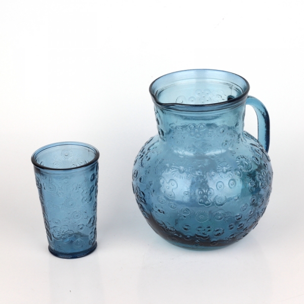 Poháre Flora modrá - San Miguel 0,3l