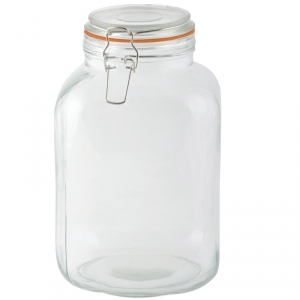 Pohár s tesnením a pákovým uzáverom 3l