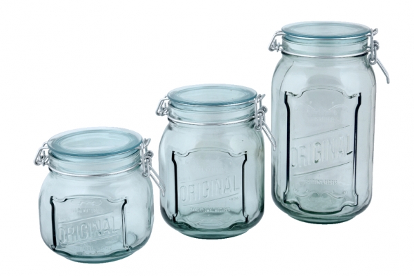 Poháre s uzáverom ORIGINAL 1,1L, číra