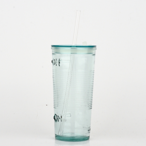 Poháre s viečkom a slamkou OFF AND ON 17x8cm