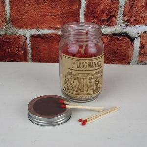 Poháre so zápalkami 13,4 cm