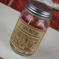 Poháre so zápalkami 13,4 cm