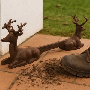 Škrabák na topánky s jelene 42cm