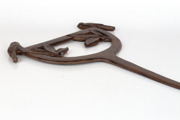 Škrabák na topánky s vtáčikmi liatina 34x27cm