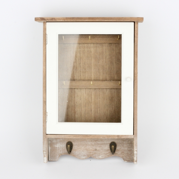 Skrinka na kľúče 2 háčiky 27,5x37,5x9cm