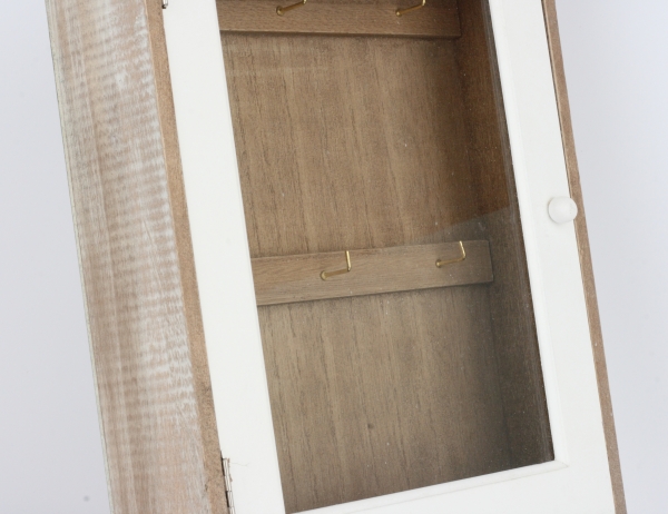 Skrinka na kľúče 2 háčiky 27,5x37,5x9cm