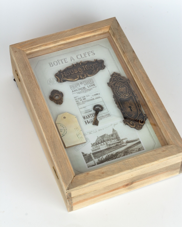 Skříňka na klíče House keys - poškodené