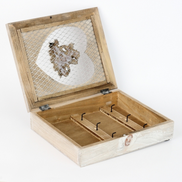 Skrinka na kľúče s anjelom 24x20x6cm