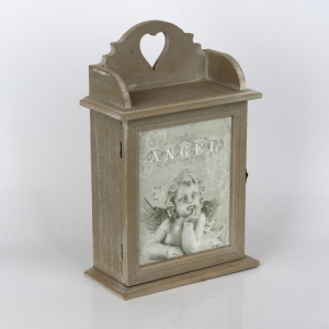 Skrinka na kľúče s anjelom 30x17x8cm