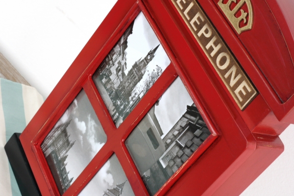 Skrinka na kľúče Telephone 39,5x6,5x23x5cm