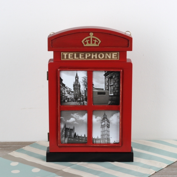 Skrinka na kľúče Telephone 39,5x6,5x23x5cm