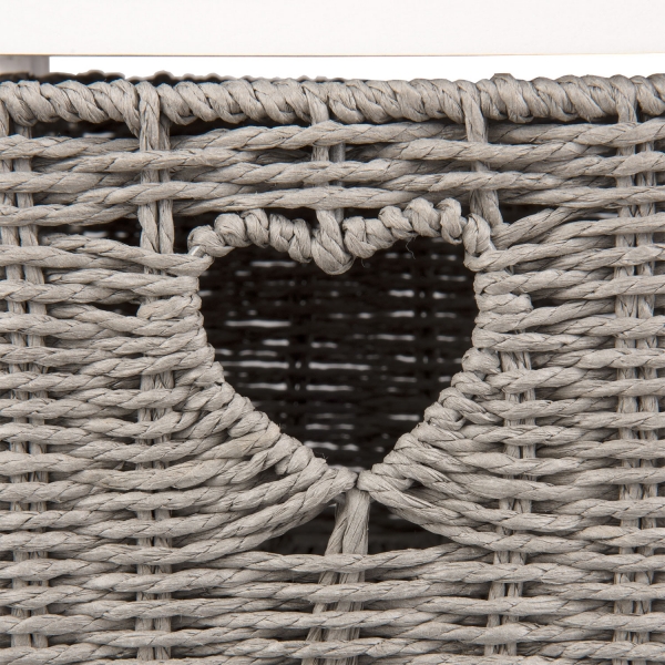 Skrinka s 3 pletenými zásuvkami 26x32x63cm