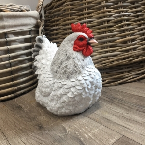 Sliepka ležiaca biela 25cm