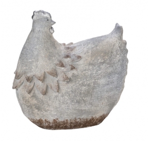 Slepice Magnesia, šedá, 52x20x24cm