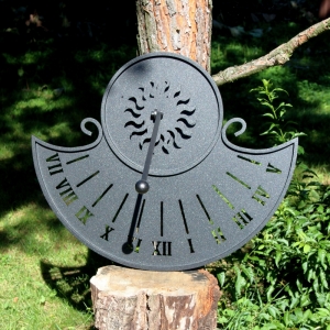 Slnečné hodiny čierne