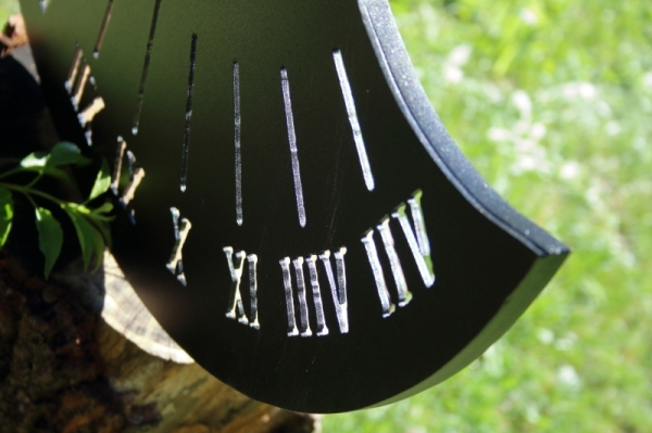 Slnečné hodiny čierne