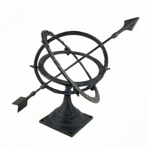 Slnečné hodiny kovové 26 cm