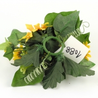 Slnečnica kvietok na sviečku