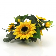 Slnečnica kvietok na sviečku