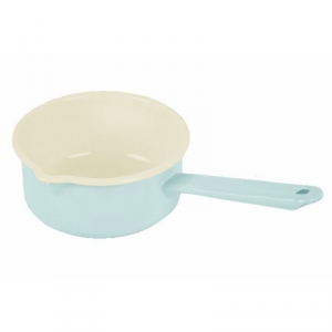 Smaltovaný rajnicu s lievikom modrý 13cm DŽEZVA