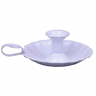 Smaltovaný zámocký svietnik