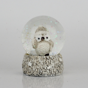 Sněžítko so sovou 9cm