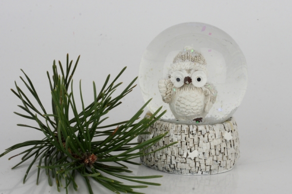 Sněžítko so sovou 9cm