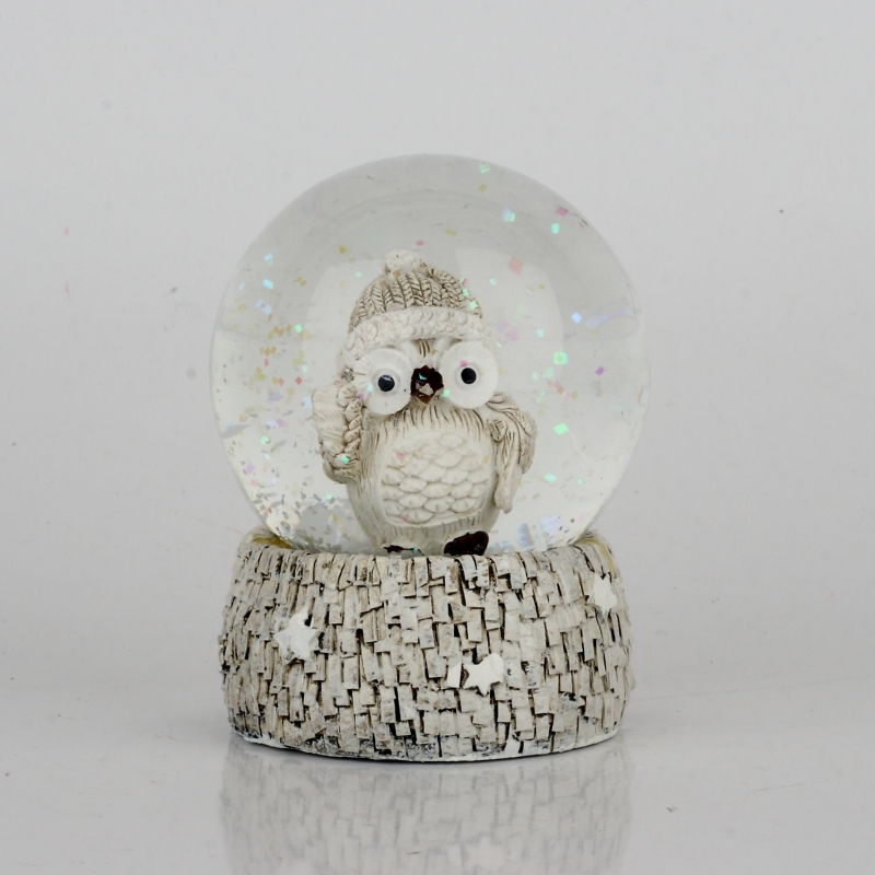Sněžítko so sovou 9cm
