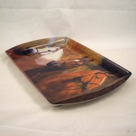 Raňajkový tácku motív koňa 43x28x3cm